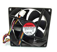 N / A Cooling Fan PF92251B1-000C-S99 9cm 90mm 92mm,Server Cooler Fan PF92251B1-000C-S99 DC 12V 4.7W, Dual Ball Bearing 4-Wire PWM High Volume Air Cooling Fan