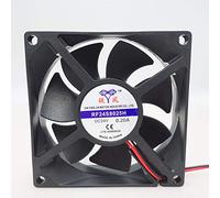 N / A Cooling Fan RF24S8025H,Server Cooler Fan RF24S8025H 24v 0.2A, Frequency Converter Tester Silent Fan for 80x80x25mm 2-Wire
