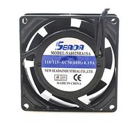 N+A Cooling Fan sa8025ha1sa,Server Cooler Fan sa8025ha1sa 110-115v 0.19A, Cabinet Aluminum Shell Fan for 80x80x25mm 2 Line