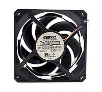 N+A Cooling Fan Servo D1225C24B9AP-00,Server Cooler Fan Servo D1225C24B9AP-00 24V 0.29A, Sickle Blade Zero Static Cooling for 120x120x25mm