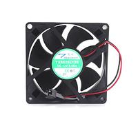 N / A Cooling Fan TX8025L12S,Server Cooler Fan TX8025L12S 12V 0.08A, Super Silent Radiating Fan for 80 * 80 * 25 Two Lines
