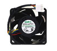 N / A Cooling Fan V60E12BS1M3-07,Server Cooler Fan V60E12BS1M3-07 12V 2.39A, Motherboard Violent Fan for 60x60x38mm 4-Pin