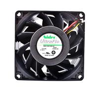 N / A Cooling Fan V80E12BS1NB5-07,Server Cooler Fan V80E12BS1NB5-07 12V 4.54A, Double Ball Bearing Super Air Booster Fan for 80x80x38mm