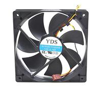 N+A Cooling Fan YDS Y12025S,Server Cooler Fan YDS Y12025S 12V 0.14A, Inverter Cooling Fan for 120x120x25mm 3-Wire