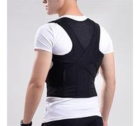 n/a Corrector Invisible Clavicle Support Brace Back Shoulder Neck Relief Adult Kyphosis (Color Black, Size : XXXL Code)