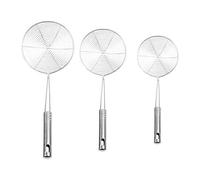 N/A - Cucharón de Malla de Acero Inoxidable, cucharón araña, colador de Cuchara, Cuchara, Cuchara, Cesta de Nos, Utensilios de Cocina, Juego de 3 5,5 Pulgadas, 6 Pulgadas, 6,7 Pulgadas