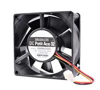 N+A Double Ball bearing cooling Fan for 109P0812S201 8032 8cm,Inverter Fan COOLING Revolution 109P0812S201 12V 0.29A 3Wire