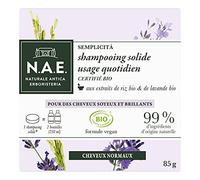 N.A.E. - Shampooing Solide Certifié Bio - Usage Quotidien Cheveux Normaux - 85 g
