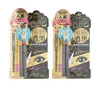 N.A.F - Extreme Slender Waterproof Eyeliner Pen Brown - 2 pcs