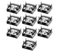 N/A HDMI - Interfaz HDMI de 19 pines SMT SMD Female PCB Board Connector 10 unidades