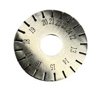 #N/a Medidor de Cuerda de Piano Regla de Cuerda de Piano Sintonizador de Alambre de Metal de Espesor de Alambre de Alambre