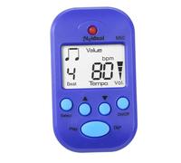 #N/a Mini metrónomo Beat Tap metrónomo electrónico Clip para guitarra violín flauta piano, Azul