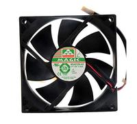 N+A Quiet Chassis Cooling Fan for Yongli MGA9212XS-A25,Chassis Cooling Fan MGA9212XS-A25 12V 0.32A 9225 9CM for 92x92x25mm 2wire
