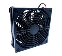 N / A Router Fan DIY PC Cooler TV Box Wireless Cooling Silent Quiet DC 5V USB 120mm Fan 120x25mm 12CM W/Screws Protective Net