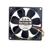 N+A Silent Frequency Converter Ball Fan for 9A0824H401 8025 24V 0.07A 8CM 3pin