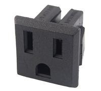 N/A US Plug 3 Pines Outlet Power Socket Connector Black AC 250 V 15 A