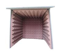 #N/a Vocal Portátil Insonorizada, Cubierta Absorbente Vocal, Caja de Casera para Músicos, Cantantes, Podcasts, Disminución Del Espacio en El, Púrpura Interior