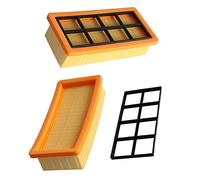 N A Yooria Lote de 2 filtros HEPA para chimenea Kärcher Vac AD3.200 CH Chimenea Vac AD3.200 EU II Chimenea Vac AD3.200 GB 1.629 711.0 AD21.629 731.0 AD4Premium 1.629 662.0 AD3PremiumFiumFium