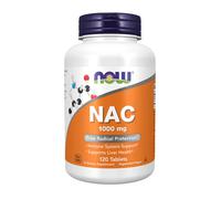 Now Foods Tabletas NAC (N-Acetil Cisteína) 1000 mg 120 tabletas vegetales - envío rápido