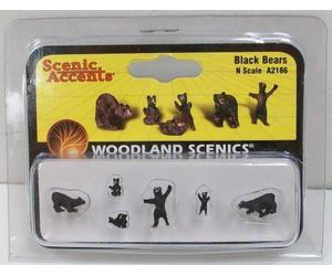 N Black Bears by Woodland Scenics