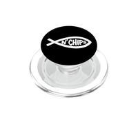 N' Chips Shirt Funny British Food UK - Fish and Chips PopSockets PopGrip para MagSafe