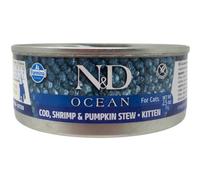 Farmina ND Ocean Atun Bacalao y Calabaza Kitten Gato Latas 70 gr
