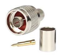 N enchufe Crimp RF coaxial Conector 50 Ohm para LMR400 Belden 9913 RG8