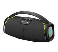 N-Gear NRG 200 Altavoz Bluetooth con luz y asa de Transporte, 200W, conexión USB o AUX con 2 teléfonos móviles, hasta 8 Horas de música, Caja Bluetooth para Exteriores IPX5