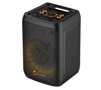 N-Gear The Flash Banger 777 Altavoz Fiesta 600 W con 2×8" woofers, Luces LED, Bluetooth, USB/microSD/AUX, batería Recargable, Karaoke micrófono inalámbrico, Asas y Ruedas, diseño portátil