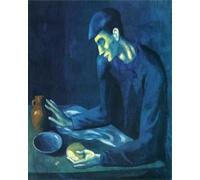 N.LANSHAN 11CT Diy Kits De Bordado Punto Cruz Famosa Pintura Al Óleo，Melancolía Azul Kits De Patrones De Punto De Cruz, Juego De Bordado Impreso, Arte De Bordado Para La Decoración Del Hogar 40x50cm