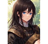 N.LANSHAN Discover The Artistic Power Of Cross Stitch -Anime Girl Craft Personalized Gifts And Decorations!