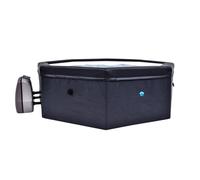 N NETSPA - SPA New - Octopus - Semi-Rígido Octogonal 4+2 plazas - SP-OCT165B - Portátil Compacto de PVC con calefacción, Bomba de filtración de Agua y Manta isotérmica - Volumen 1000l - 193x73cm