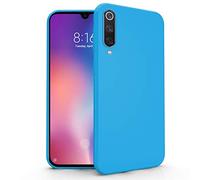 N NEWTOP Funda compatible con Xiaomi Mi 9 SE, funda TPU Soft Gel Silicona Ultra Slim Flexible Case Trasera Protectora (Azul Newtop)
