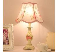 N/P European-Style Retro Table Lamp Luxury Remote Control Warm Light Energy-Saving European-Style Table Lamp Bedroom Bedside Lighting Palace Eye Protection Lamp
