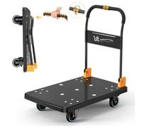 N&S Juvyig Carro de Transporte Plegable con una Sola Mano 200 kg Carrito silencioso