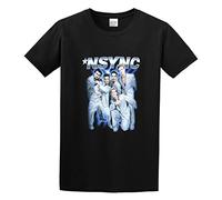N Sync Tearin Up My Heart New Band Merch Men's Cotton T-Shirt Black Shirt Top tee XXL