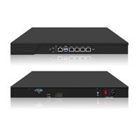 N150 Firewall 1U Rackmount 13 Inch, 4x i226 2.5G LAN, DDR5 16G RAM 256G SSD | HD + VGA, USB3.0, Console, Support Pfsense, Singal Power