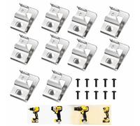 N268241 N086039 - Clips de cinturón de acero inoxidable para herramientas eléctricas Dewalt de 20 V, compatible con DCD980, DCD985, DCD980L2, DCD985L2, incluye tornillos y ganchos para herramientas de