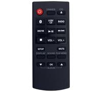 N2QAYB000984 - Mando a distancia de repuesto para sistema estéreo de CD Panasonic SC-PM251 SA-PM251 SC-PM600 SA-PM600 SB-PM500 SC-UX100 SA-UX100 SB-UX100 SC-HC200 SA-HC395 SA-SA-HC395 SA. -HC397