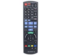 N2QAYB001077 - Mando a distancia de repuesto para reproductor Blu-ray Panasonic DMRHWT260 DMRHWT260GN DMRPWT560 DMRPWT560GN DMRUBT1 DMRUBT1GL DMRUBT1GLK DMR-HWT260 DMR-HWT260GN DMR-DMR-PWT560 R-PWT56