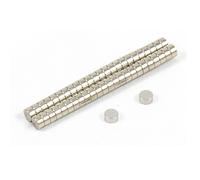 N35 Magnet de Neodimio Para Artes, Manualidades, Fabricación de Modelos, Bricolaje, Pasatiempos, Ciencia, Oficina Y Hogar - 3mm Dia x 1.5mm de Espesor - 0.18kg - Paquete de 50