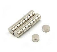 N35 Magnet de Neodimio Para Artes, Manualidades, Fabricación de Modelos, Bricolaje, Pasatiempos, Oficina Y Hogar - 10mm de Diámetro x 5mm de Espesor - 2.5kg - Paquete de 20