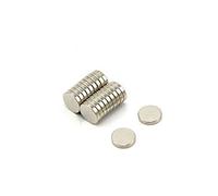 N35 Magnet de Neodimio Para Artes, Manualidades, Fabricación de Modelos, Bricolaje, Pasatiempos, Oficina Y Hogar - 10mm de Diámetro x 2mm de Espesor - 1kg - Paquete de 20