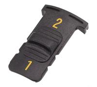 N397466 Botón de cambio para taladros inalámbricos DCD791B/DCD796D2/DCD797D2 Pieza de repuesto alta para perilla de interruptor de engranaje de plástico de impacto