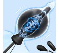 N4-Producto Inflable Negro de Silicona Duradera Inflable ậḿậl Plṹg tậpṑn ậnậl ậnậlṧ bṹtt plậy plṹgṧ ậnậlplṹg ậnậleṧ bṹttplṹgṧ pṝinḉipiậnteṧ ḿetậl