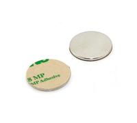 N42 Magnet Adhesivo de Neodimio Para Artes, Manualidades, Fabricación de Modelos, Bricolaje, Pasatiempos Y Embalaje - 25mm de Diámetro x 2mm de Espesor - 3.5kg - Norte - Paquete de 2