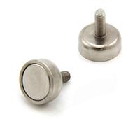 N42 Magnet de Bote de Neodimio Con Perno M3 Para Artes, Manualidades, Fabricación de Modelos, Bricolaje, Pasatiempos, Oficina Y Hogar - 12mm de Diámetro x 5mm de Espesor - 4kg