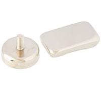 N42 Magnet de Bote de Neodimio Con Perno M5 Para Artes, Manualidades, Fabricacion de Modelos, Bricolaje, Pasatiempos, Oficina Y Hogar - 25mm de Diametro x 8mm de Espesor - 20kg