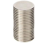 N42 Magnet de Neodimio Para Artes, Manualidades, Fabricación de Modelos, Bricolaje, Pasatiempos, Oficina Y Hogar - 12mm de Diámetro x 1mm de Espesor - 0.73kg - Paquete de 20