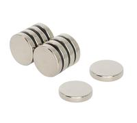 N42 Magnet de Neodimio Para Artes, Manualidades, Fabricación de Modelos, Bricolaje, Pasatiempos, Oficina Y Hogar - 15mm de Diámetro x 3mm de Espesor - 2.9kg - Paquete de 10